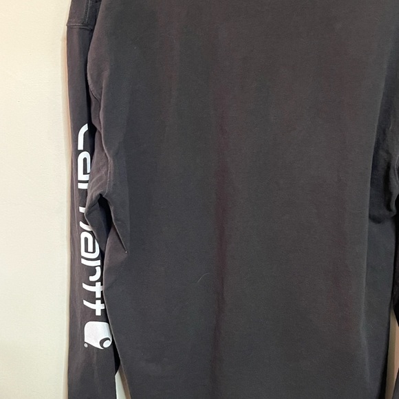 Carhartt Loose Fit Long Sleeve Black Shirt Sz Med - Picture 6 of 8